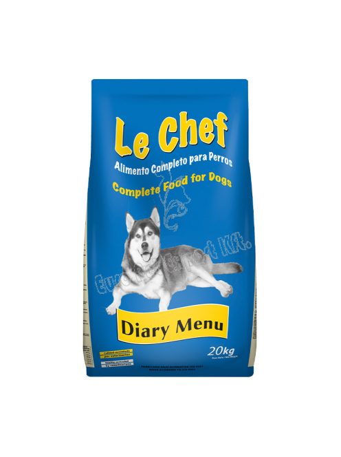 LE CHEF DOG DIARY (26/10) 20KG