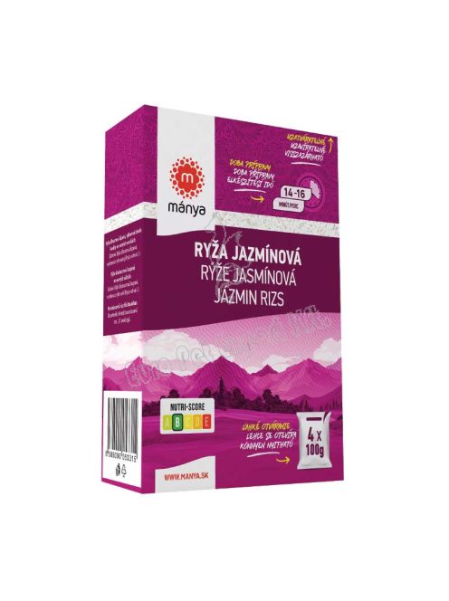 G. MÁNYA Jázmin rizs dobozos 4x100g