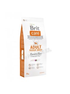 BRIT CARE DOG ADULT MEDIUM 12KG BÁRÁNY-RIZS