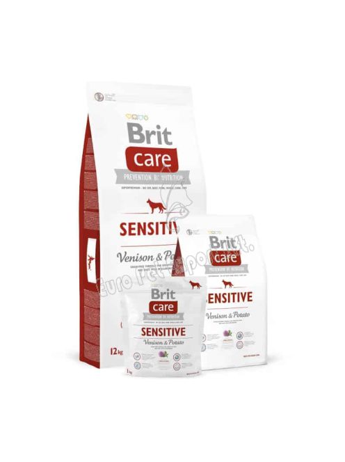 Brit Care Sensitive Gabona-érzékeny kutyák számára vadhússal és burgonyával 12kg