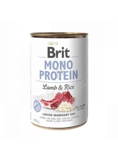Brit Mono Protein Konzerv bárány-rizs 400g