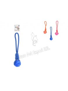 KUTYAJÁTÉK KÖTÉL LABDÁVAL 40X7X7CM